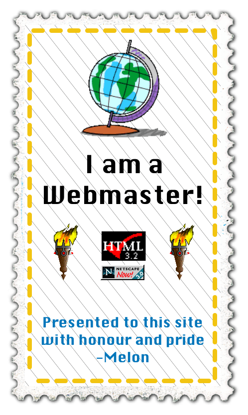 Webmaster Stamp by Melon